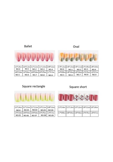 Sones 5 Set Aşınma Tırnak Sanatı Noel Balesi Sahte Tırnaklar Bitmiş Ürün Çıkarılabilir Aşınma Tırnak F741-3