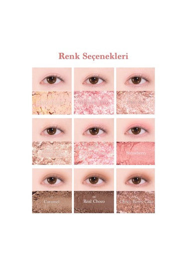 Dasique Mat Ve Işıltılı Renk Seçenekleri Sunan Far Paleti Shadow Palette 19 Candy Berry 19 Candy Berry