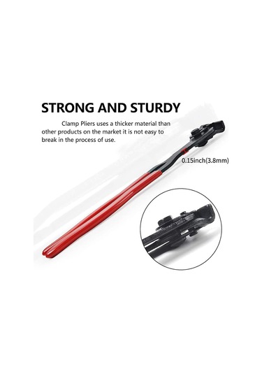 Xurunkeji Adet Cv Bot Kelepçe Pensesi Seti Ve 20 Adet Sıkma Bandı