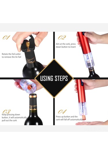 Xindoker Alüminyum Abs Akıllı Şarjlı Şarap Açıcı - Hızlı, Hijyenik Ve Dayanıklı, Gümüş Gri, 2800mah Pil, Ev Ve Dışarı Kullanıma Uygun Gümüş Gri