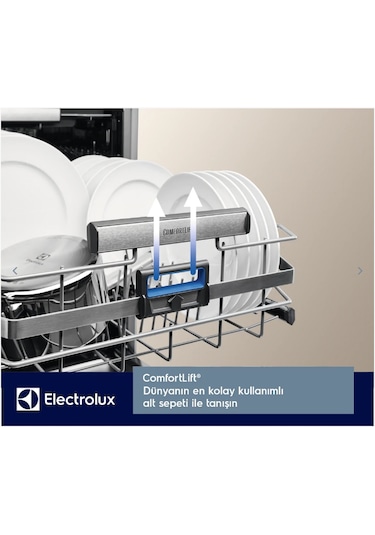 Electrolux ESC87300SX ComfortLift XXL 9 Programlı 13 Kişilik Bulaşık Makinesi