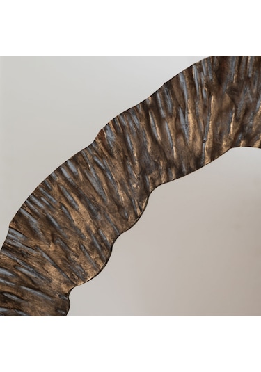Mudo Home Toledo Duvar Aynası 80x76cm Kahverengi
