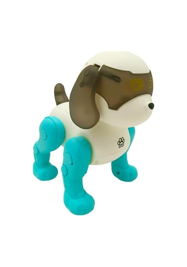 Ctoy Işıklı Sesli Dans Eden Robot Köpek Mavi 1112 Köpek