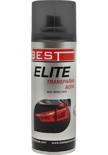 Best Elite Transparan Far Boyası Siyah 200 ML