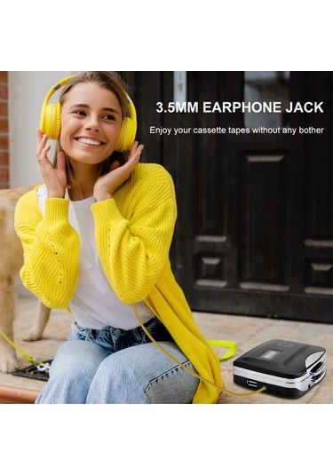 Pazly Taşınabilir Kaset Çalar & Mp3 Dönüştürücü - Usb, Kulaklık, Mikrofon Ve Am/fm Radyo