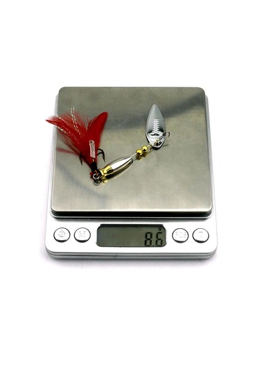 1 Adet Kaşık Balıkçılık Cazibesi Spinnerbait 8 Cm 8.6g Pullu Metal Bas Spinner Yem Isca Yapay Kanca Olta Takımı