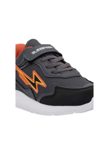 Slazenger KAOR KTN Çocuk Cırt Cırtlı Koyu Gri Günlük Spor Ayakkabısı