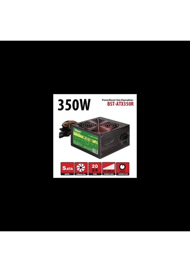 Powerboost Bst-atx350r 350w, Sata, 12cm Fan, Box Psu