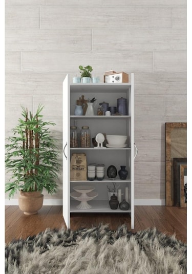 Kzy 110 Cm Ayakkabı Dolabı beyaz