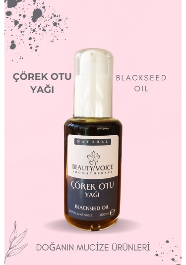 Beauty Voice %100 Saf Çörek Otu Yağı 100 Ml - Losyon Pompalı Şişe