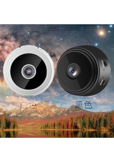 Jeemson Ev Güvenliği İçin Akıllı 1080p Gece Görüşlü Kamera - Wi-fi Kablosuz, Hd Görüntü, Siyah Renk