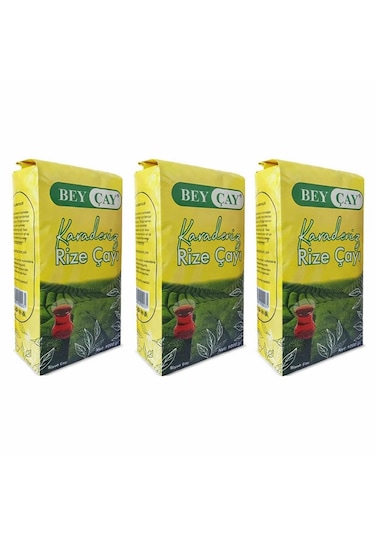 Bey Çay Karadeniz Rize 1kg X3 Adet