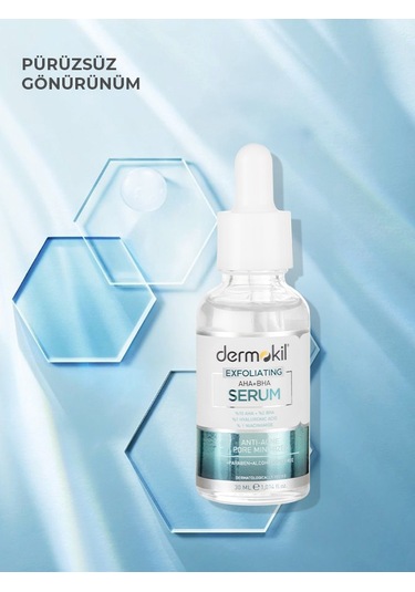 Dermokil Exfoliating Aha+Bha Niacinamide Serum 30 ML