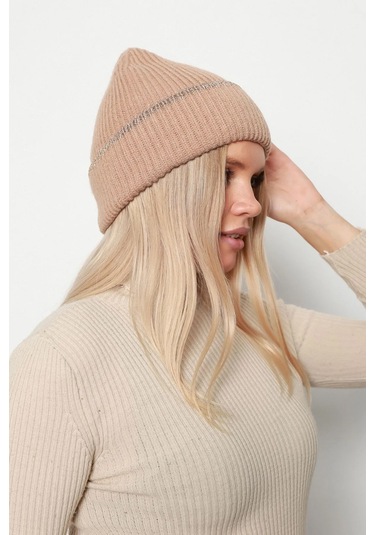 Sim Detaylı Kadın Bere Rkş-1139 Camel Camel