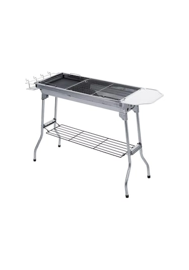 Portatif Katlanabilir Mangal - Madfox Grilmate Bbq - Silver - 547307 Diğer