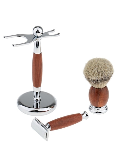 Suntek Lüks Tıraş Seti Gülağacı Güvenlik Jilet Fırçası