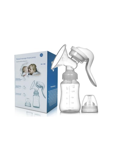 Geeroyoo Güvenli Malzemelerle Yapılmış Manuel Göğüs Pompası, Geri Akış Önleyici, Rahat Tutma Kolu, Yeniden Kullanılabilir