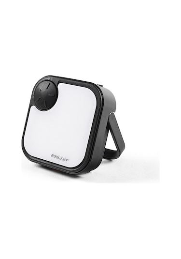 Eslnf Güneş Kamp Işık Led Kamp Alanı Fener Acil Durum Siyah Siyah