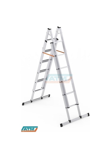 2*4=8+2=10 MT 65X25 ÇİFT SÜRGÜLÜ MERDİVEN