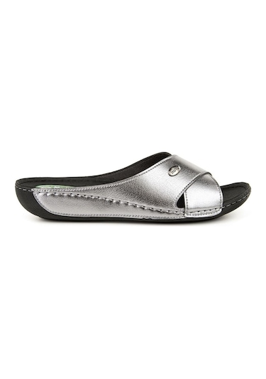 Muya Cyrus Anatomik Jel Destekli Kadın Terlik Kurşun 37