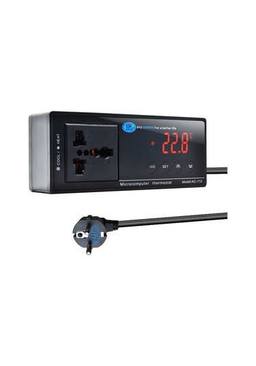Ac-112 Dijital Su Geçirmez Sıcaklık Kontrol Cihazı Akvaryum Mikrobilgisayar Termostatı