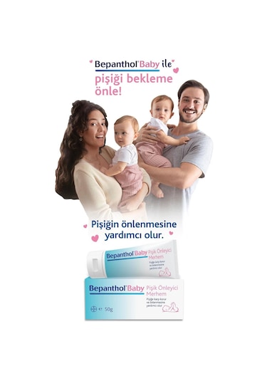 Bepanthol Baby Pişik Önleyici Merhem 50 Gr 5 Adet