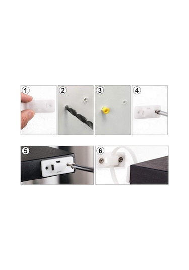 Evokids Mobilya Sabitleyici Aparat 4 Adet Çok Renkli