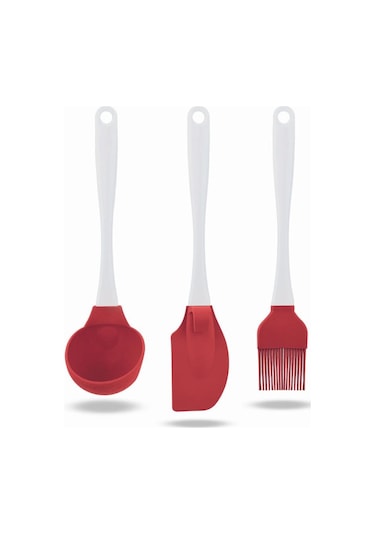 SİLİCOLİFE 3'LÜ SERVİS SETİ SİLİKON KEPÇE, BÜYÜK SPATULA, FIRÇA