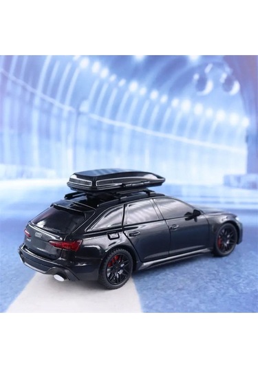 Audi Rs6 1:32 Metal Maket Araba Siyah Birebir Wagon