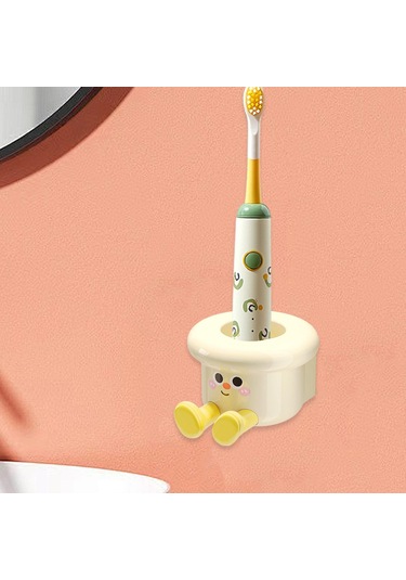 Homyl Diş Fırçası Tutucu Duvara Monte Banyo Düzenleyici Otel Beyaz