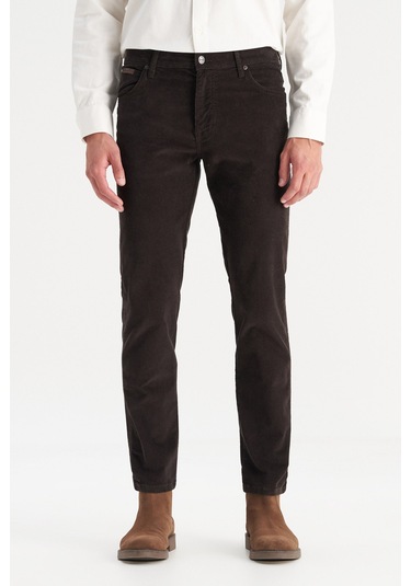Wrangler Erkek Pantolon Mw12sec H31 Kahve Kahve