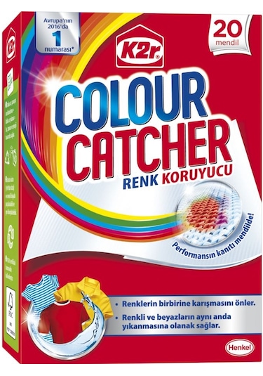 K2r Colour Catcher Renk Koruyucu Mendil 20'li