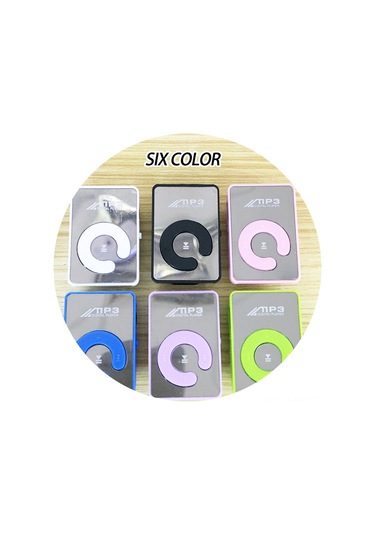 Geeksen Spor İçin Taşınabilir Siyah Mp3 Çalar - Mini Boyutlu, Kanca Özelliği, 8gb Tf Kart Desteği