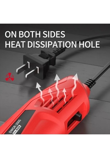 Createtech 220v Dıy Isı Tabancası - Elektrikli Sıcak Hava Aracı - Isı Tabancası 1 - Renkli Model