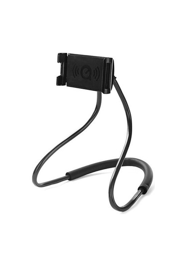 Dima Home-044 Boyunluk Telefon Taşıma Aparatı Siyah