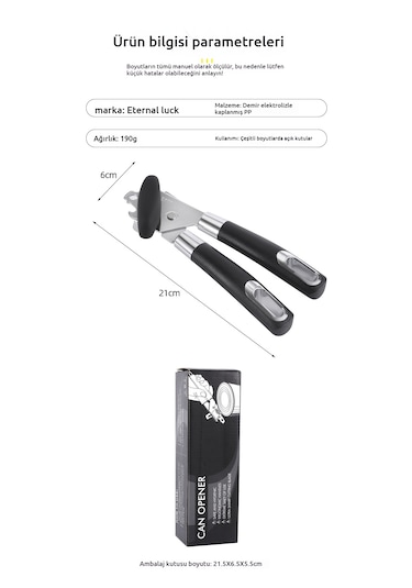 Manuel Üçü Bir Arada Konserve Açacağı Siyah