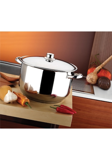 Gülsan Mega Derin Çelik Tencere 26 CM