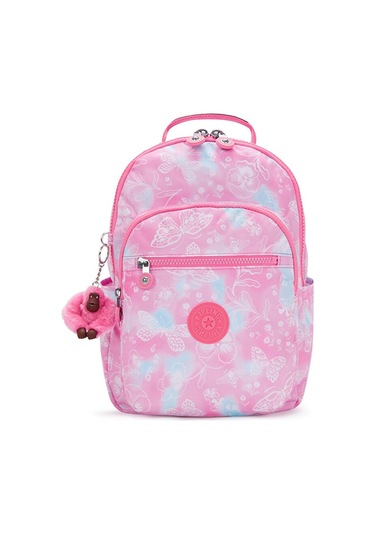Kıplıng Seoul S Küçük Boy Sırt Çantası Pembe Garden Clouds