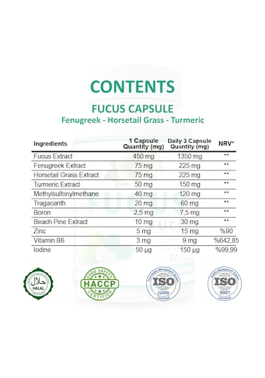 Gökçek Şifa Fucus 60 Kapsül