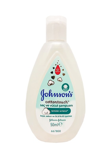 Johnson's Cottontouch Saç ve Vücut Şampuanı 50 ML