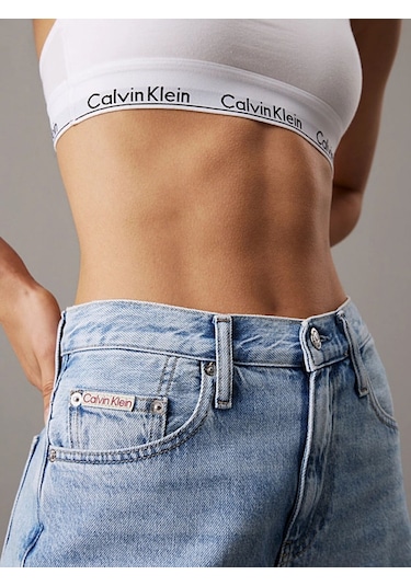 Calvin Klein Bermuda Short Kadın Şort J20j225155-1aa Denim