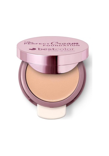 Best Color Kompakt Fondöten Pembe Altın A01 Fondöten 01