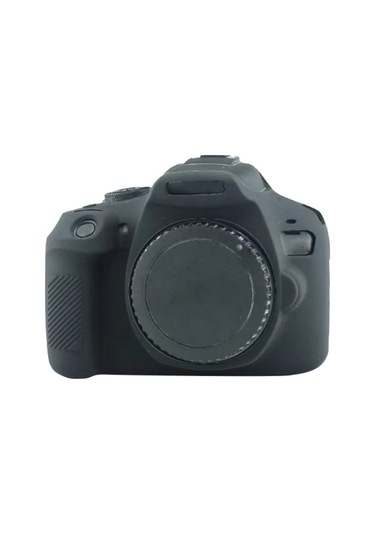 Sones Canon Eos 2000d Uyumlu Yumuşak Silikon Koruyucu Kılıf Siyah