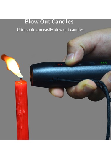 Ultrasonik Köpek Kovucu Yükseltme 3 Mod Siyah