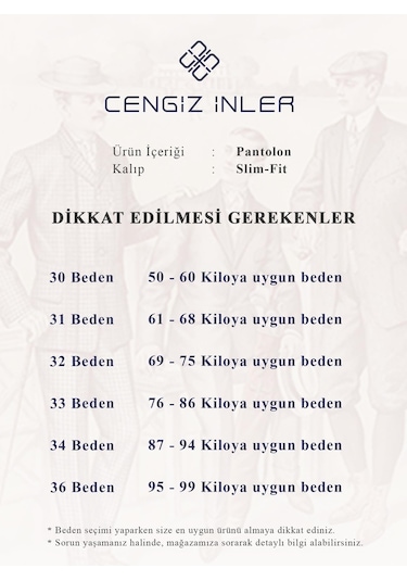 Cengiz İnler Dent Slimfit Yan Cep Jogger Erkek Pantolon 001