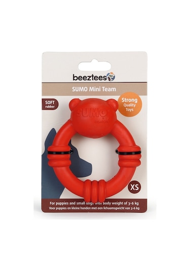 Beeztees Sumo Mını Dental Oyuncak Kırmızı 9,5x10,