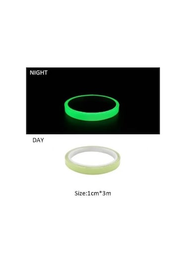 3b Trend Karanlıkta Işık Veren Fosforlu Şerit Bant 3 Metre