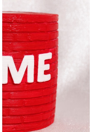 Dekoratif Kokulu Mum Home Kırmızı Home