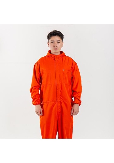 Lacivert Fermuar Kapatma Polyester Büyük Su Geçirmez Araba Tamir Atölyesi Erkek Tulum Şapka Tek Parça Romper L