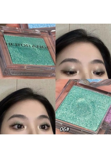 Makyaj Sarı Mat Çıplak Göz Farı Krem Ipeksi Su Geçirmez Yumuşak Göz Farı 06 C01